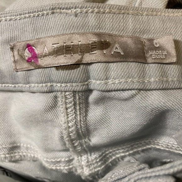 Athleta size 0 Biscayne Wash Sculptek Skinny Crop Jeans NWOT *tiny flaw E3165 - Picture 3 of 7